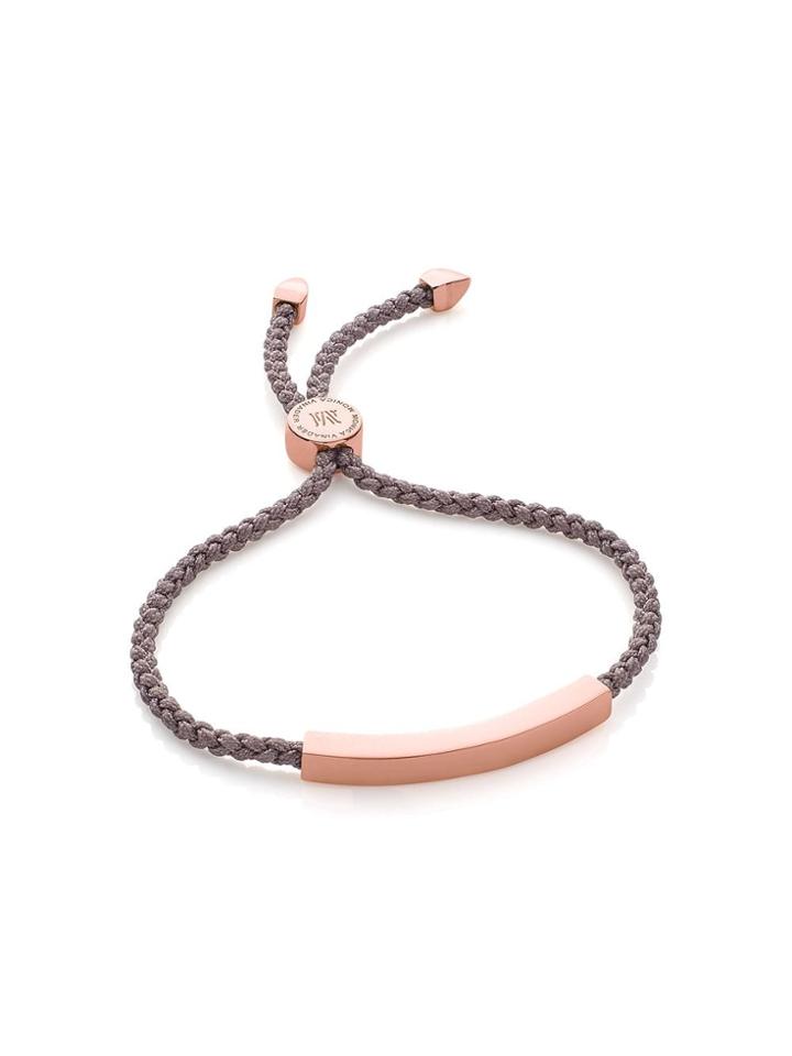 Monica Vinader Rp Linear Mink Bracelet - Neutrals