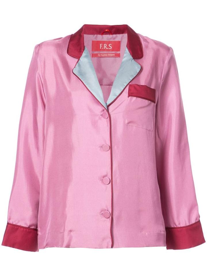 F.r.s For Restless Sleepers Classic Fitted Blouse - Pink