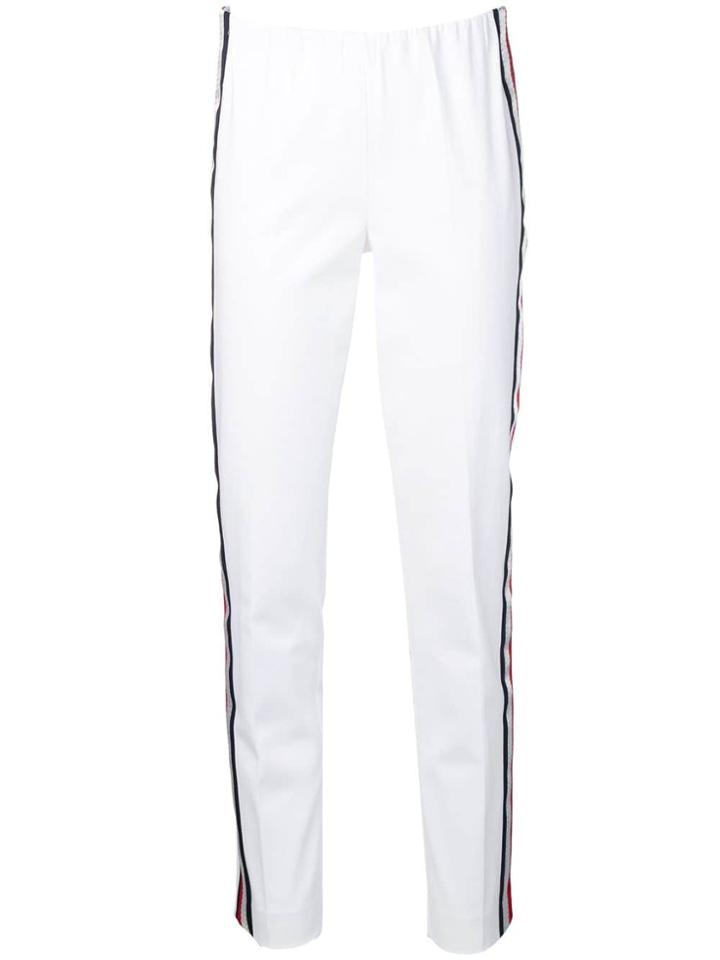 P.a.r.o.s.h. Slim Fit Stripe Track Pants - White