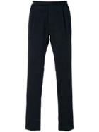 Tagliatore Straight Tailored Trousers - Blue