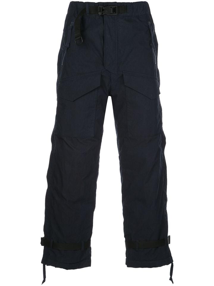 Snow Peak Loose-fit Down Trousers - Blue