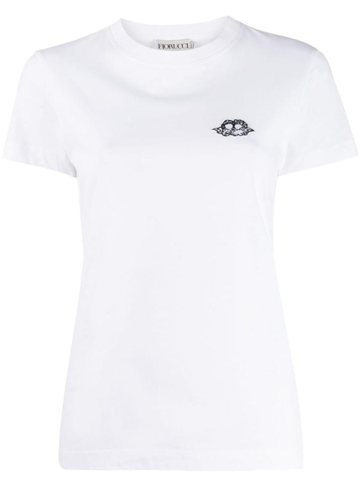 Fiorucci Icon Angels Patch T-shirt - White