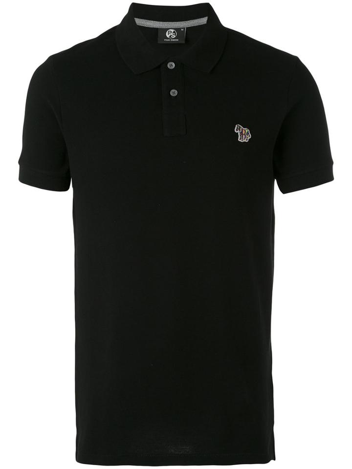 Ps By Paul Smith - Logo Polo Shirt - Men - Cotton - L, Black, Cotton