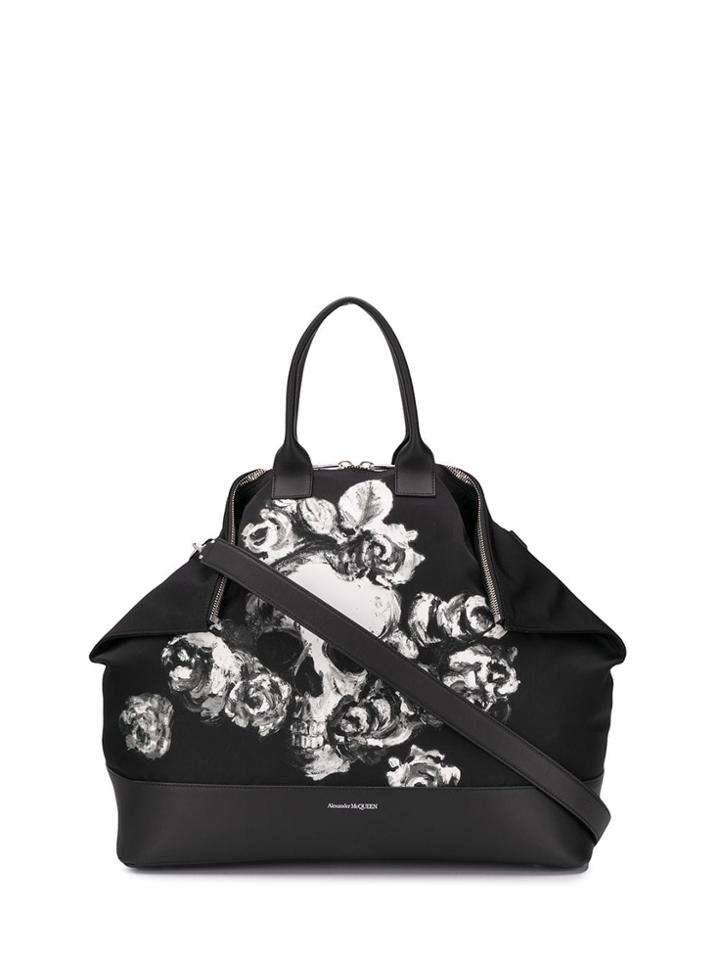 Alexander Mcqueen De Manta Tote - Black
