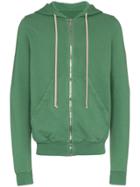 Rick Owens Drkshdw Green Jason Long Sleeve Cotton Hoodie