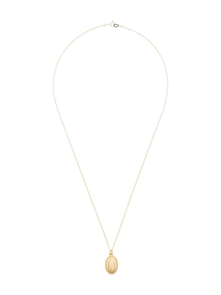 Sasha Samuel Metallic Rachel Oval Gold-plated Locket