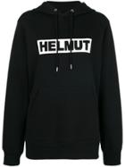 Helmut Lang Box Logo Hoodie - Black