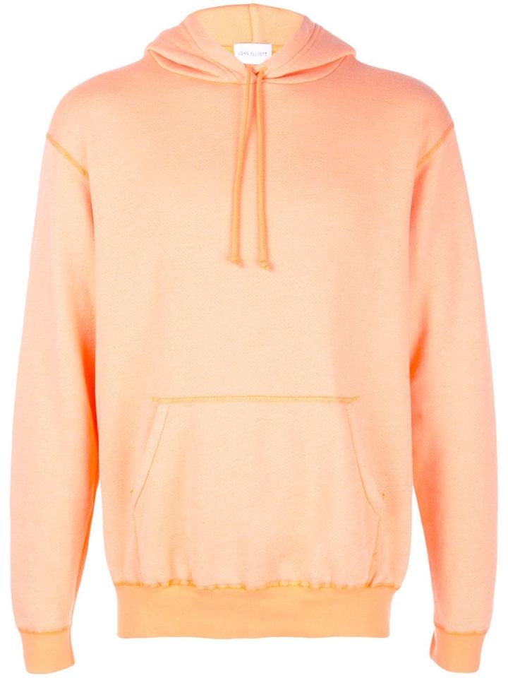 John Elliott Drawstring Hoodie - Orange
