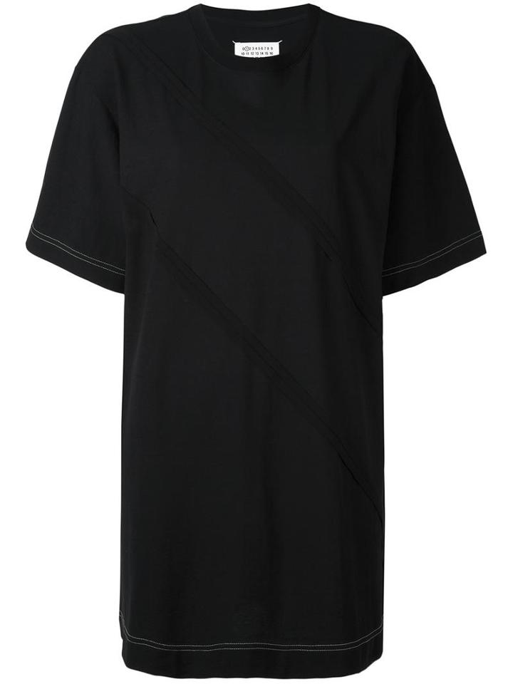 Maison Margiela Oversized T-shirt, Women's, Size: Large, Black, Cotton