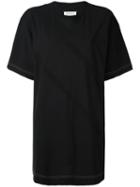 Maison Margiela Oversized T-shirt, Women's, Size: Large, Black, Cotton