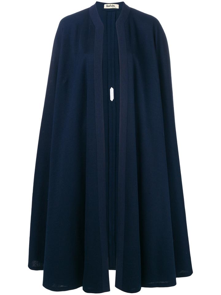 William Vintage Cape Coat - Blue