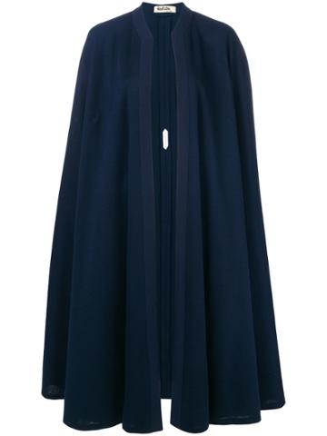 William Vintage Cape Coat - Blue