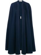 William Vintage Cape Coat - Blue