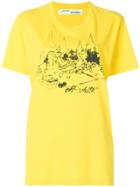 Off-white Logo Patch Print T-shirt - Yellow