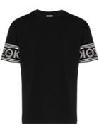 Kenzo Lettering Logo Sleeve T-shirt - Black