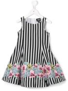 Armani Junior Striped Dress, Girl's, Size: 12 Yrs, White