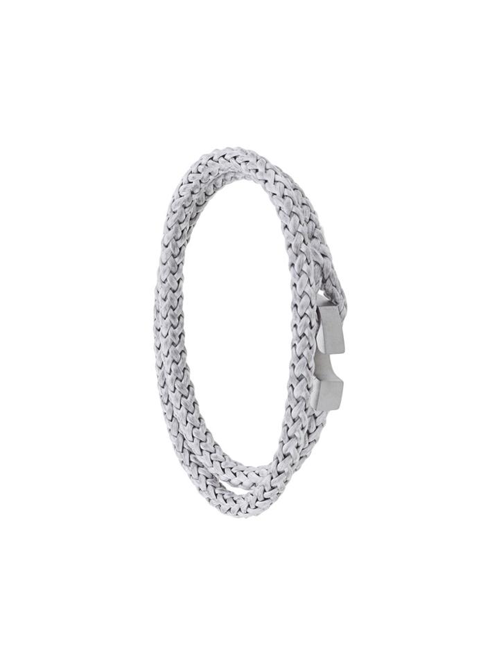 Miansai Wrap Around Hook Bracelet - Grey