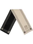 Gucci Sciarpa In Lana Con Patch Ny Yankees&trade; - Nude & Neutrals