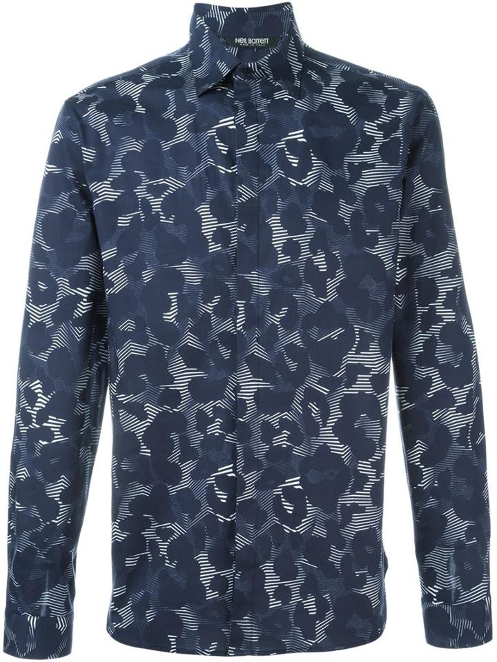 Neil Barrett Abstract Print Shirt