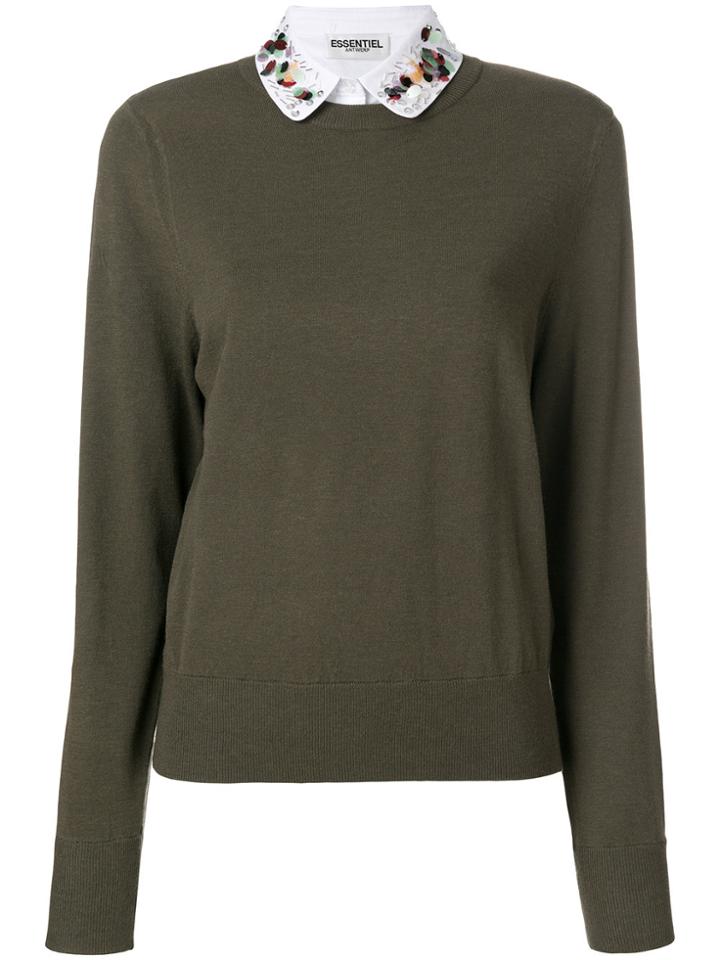 Essentiel Antwerp Porto Jumper - Green