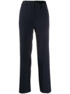 Emporio Armani Pull-on Elasticated-waist Trousers - Blue