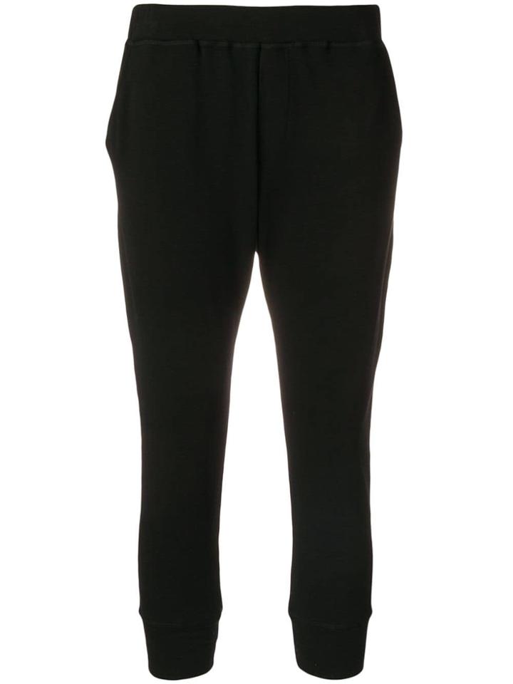 Dsquared2 Cropped Track Trousers - Black