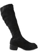 Guidi Front Zip Boots - Black