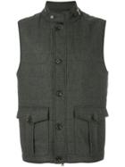 Eleventy Cargo Pocket Gilet - Grey