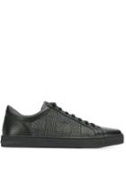 Moreschi Checked Panel Sneakers - Black