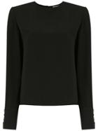 Nk Buttoned Blouse - Black