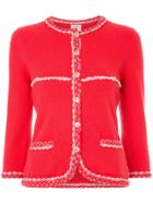 Chanel Vintage Embroidered Detailing Fitted Jacket