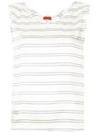 Des Prés Striped Tank Top - White