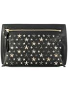 Jimmy Choo Star Studded Clutch - Black