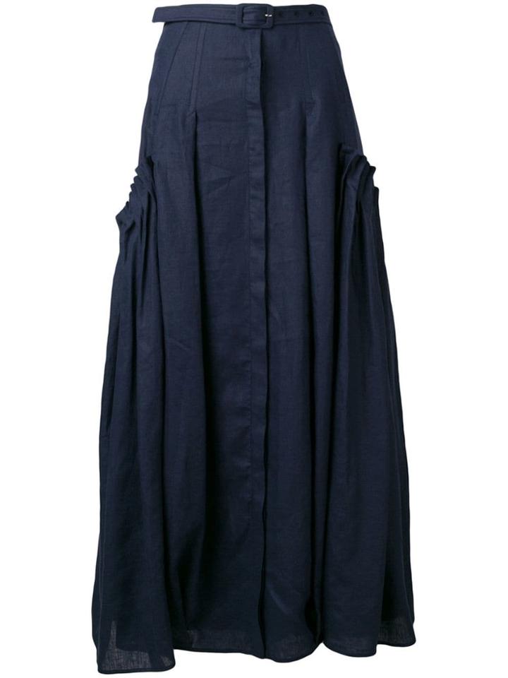 Gabriela Hearst Cyrielle Skirt - Blue