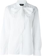 Dsquared2 Bow Shirt, Women's, Size: 40, White, Cotton