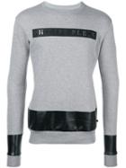 Philipp Plein 'drago' Sweatshirt, Men's, Size: Large, Grey, Cotton/cupro/polyester