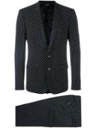Dolce & Gabbana Polka Dot Print Suit