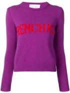 Alberta Ferretti French Kiss Sweater - Purple