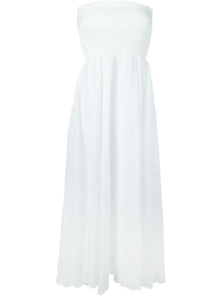 Philosophy Di Lorenzo Serafini Strapless Broderie Anglaise Dress