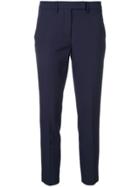 Blanca Cropped Tailored Trousers - Blue