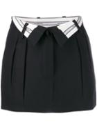 Alexander Wang Open Waist Mini Skirt - Black