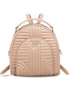 Prada Prada Diagramme Leather Backpack - Pink