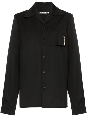 Hyein Seo Smoker's Button-down Shirt - Black