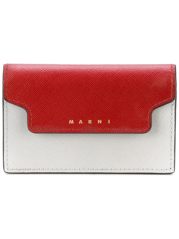 Marni Trunk Wallet - Red