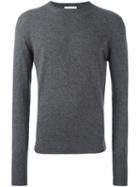 Ballantyne Crew Neck Pullover, Men's, Size: 48, Grey, Cashmere