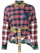 Dsquared2 Patchwork Check Shirt