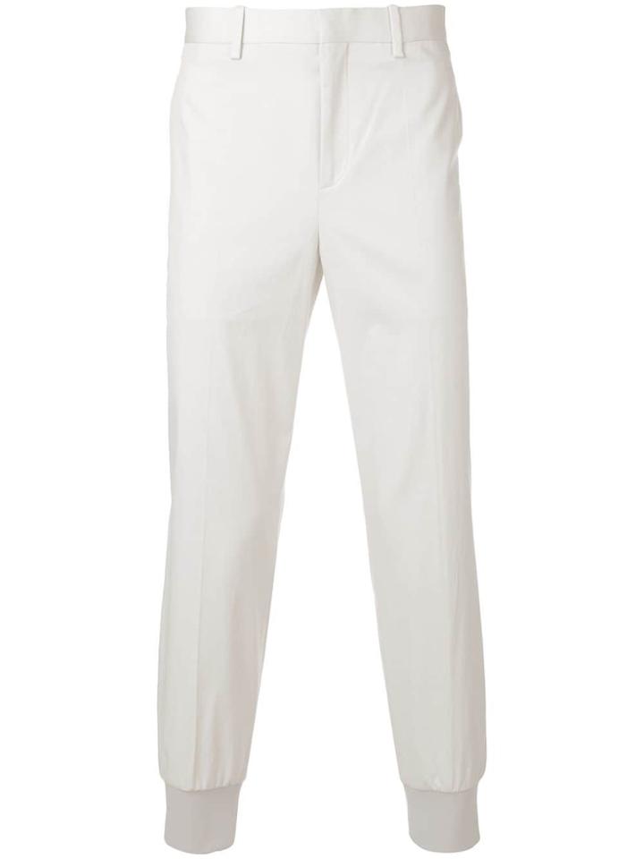 Neil Barrett Cuff Detail Trousers - Grey
