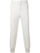 Neil Barrett Cuff Detail Trousers - Grey