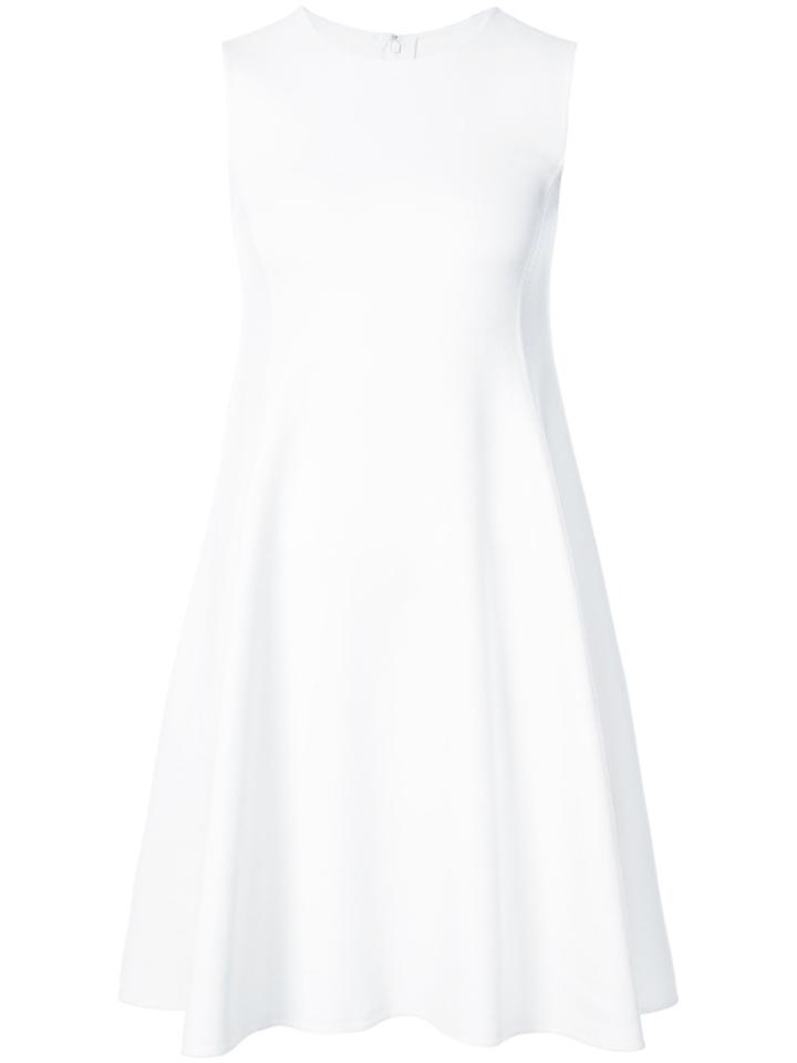 Oscar De La Renta Sleeveless Shift Dress - White