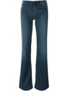 7 For All Mankind Flared Jeans, Women's, Size: 25, Blue, Cotton/polyester/spandex/elastane
